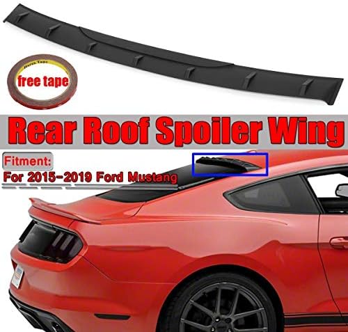 Abs車のトランクリアルーフスポイラーウイングフィット感のためのフォードマスタング15 16 17 18 19 正規品スーパーsale 店内全品キャンペーン Mpスタイルリアスポイラーウイング リアスポイラーウィングテールリッド