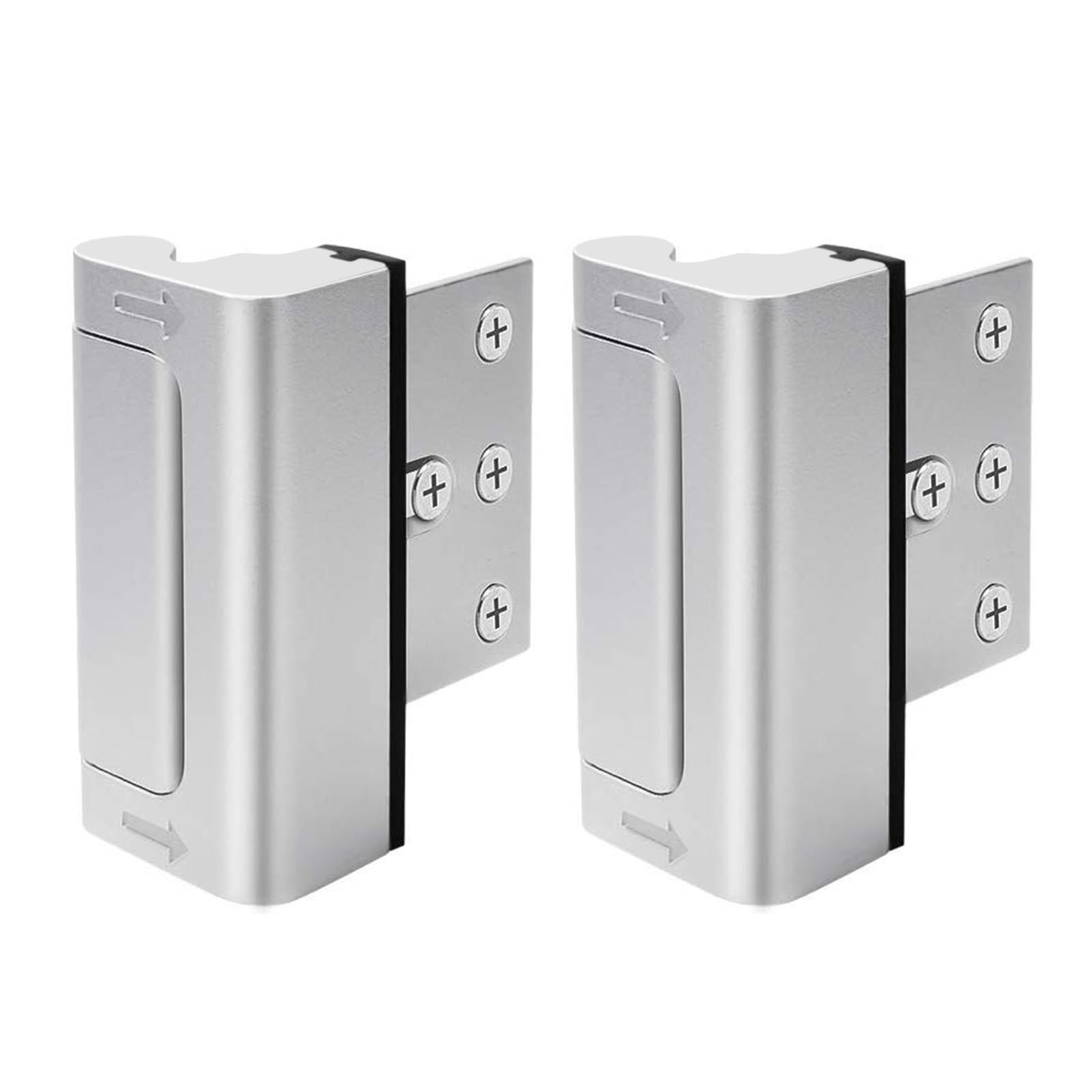 2 x Home Security Door Lock - Easy to Install & Use Childproof Door Reinforcement Lock (2 Pack) - 12 x Stronger Than a Conventional Dead Bolt