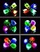 ADFOLF 36 Pack Flashing Led Bumpy Rubber Rings for Party Favors,Light Up Finger Toy
