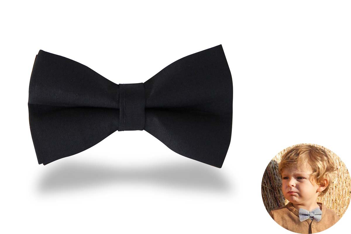baby black bow