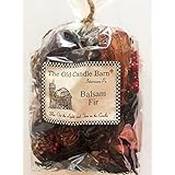 Old Candle Barn Balsam Fir Potpourri 4 Cup Bag - Perfect Winter or Christmas Decoration or Bowl Filler - Well Scented