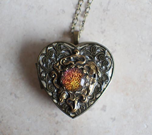 Calla Lily Heart Music Box Locket