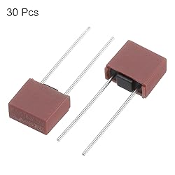 uxcell 30Pcs DIP Mounted Miniature Square Slow Blow