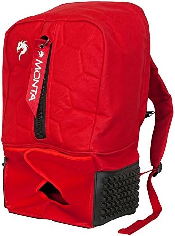 Monta Backpack Ball Container - Red - One Size