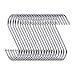 D-BUY 40 Pack 3.5 Inch Heavy Duty Steel S Hooks for Kitchen, Bathroom, Bedroom, Office, Closet, Storage Room, Garage, Workshop, Outdoor, Plants, Hangers, Organizer (Silver)