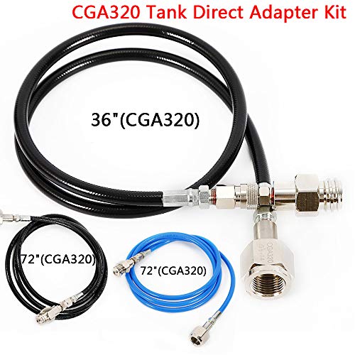 image for Eapmic CO2 Soda Club To External CGA320 Tank Direct Adapter Kit And Ho