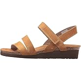 NAOT Kayla Women's Sandals – 3-Strap Support with Backstrap, Cork-Latex Footbed, Arch Support – Comfortable for All-Day Walking Oily Dune Nubuck - 12-12.5 W US