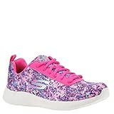 SKECHERS Women's Burst - Dark Mater Pink/Multi Sneaker 7.5 B (M)