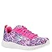 SKECHERS Women's Burst - Dark Mater Pink/Multi Sneaker 7.5 B (M)