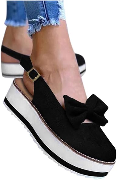 mary jane platform flat comfort shoes