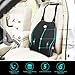 Travel Ease Car Lumbar Support Back Cushion & Headrest Neck Pillow Kit for Seat Cushion Memory Foam Erognomic Design Universal Fit for Car Seat with Back Pain Relief (Black)