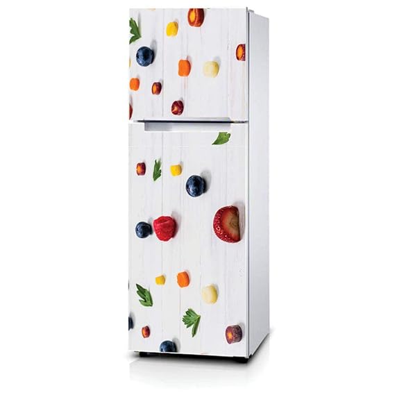 AH Decals Fridge Sticker Decorative Refrigerator Door Sticker PVC Vinyl Multicolor Design Fridge