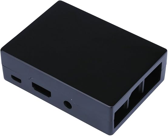 Frambuesa Pi 3 Modelo B Plus Caja de aluminio Caja negra ...