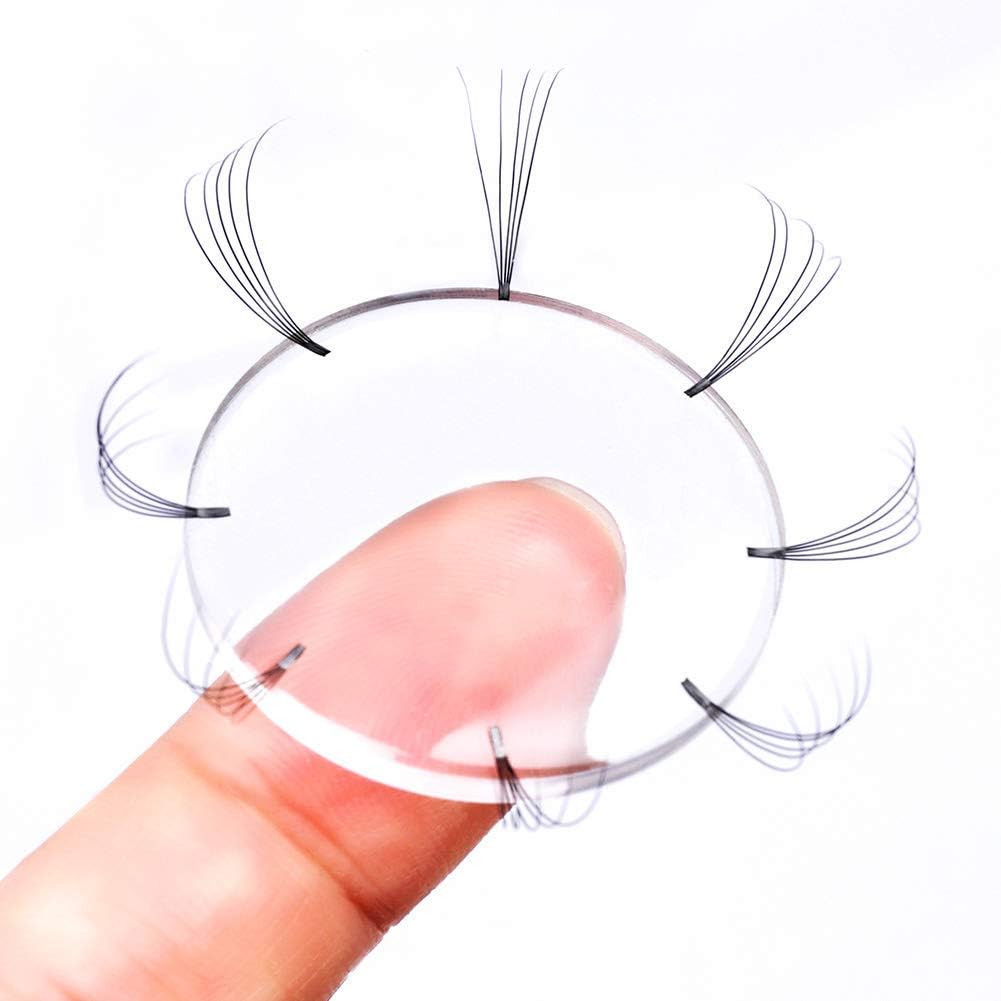 Easy Fan Lash Pads for Eyelash Extensions Make Fans Tools & Accessories - Silicone - 5pcs/Pack- diam. 30mm by GEMERRY