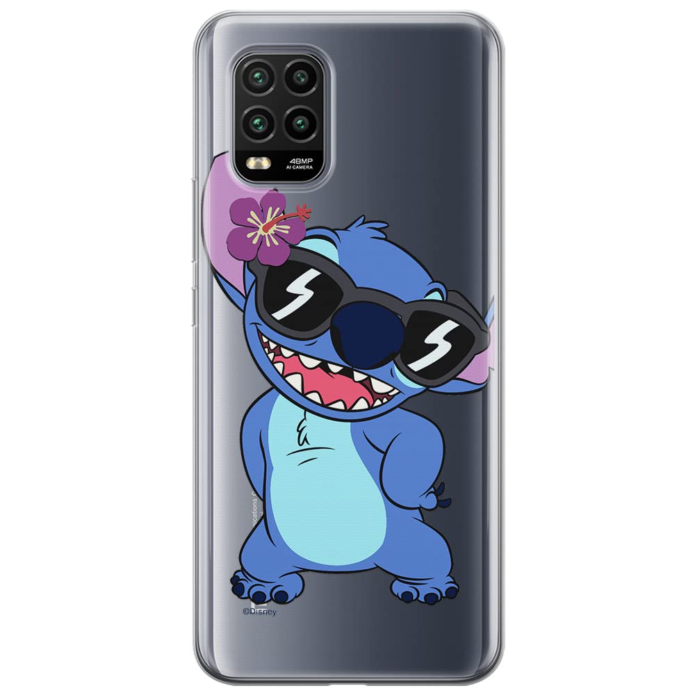 ERT GROUP mobile phone case for Xiaomi MI 10 LITE original and officially Licensed Disney pattern Stitch 007 optimally adapted to the shape of the mobile phone, partially transparent