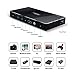 Projector,PoFun Mini Portable Bluetooth Video Andriod 7.1 Projector for Phone,Pad and Laptop,Mobile Projector with 120 inch Display,Pico HD Projector Include Warranty Support WI-FI