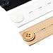 Vancool Pants Button Extender (18pcs Color Pack), Elastic Waist Extender in Black,White,Khaki