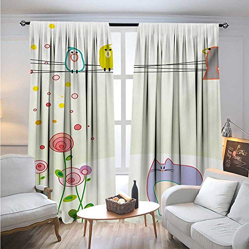 Blountdecor Toddlerblackout Drapescute Childrens Drawing Style