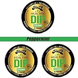 TeaZa Energy Smokeless Tobacco Alternative (3 Pack) Helps You Quit Chewing Tobacco Snuff - Nicotine Free Herbal Energy Dip - Flavored Tobacco Free Chew Helps You Quit Dipping - Peppermint