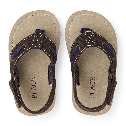 The children s place boys  tb baja boat shoe, brown, td…