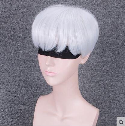 NieR:Automata 9S's Wig Eye Mask Cosplay Prop - Image 3