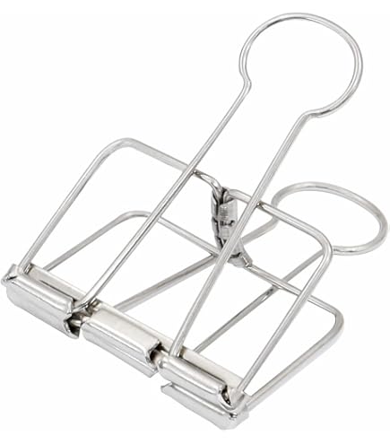 4Pcs Golden Hollow Out Long Tail Wire Binder Clips Paper Binder Clip Large 51mm Binder And Paper Clips Small In Size And Light In Weight