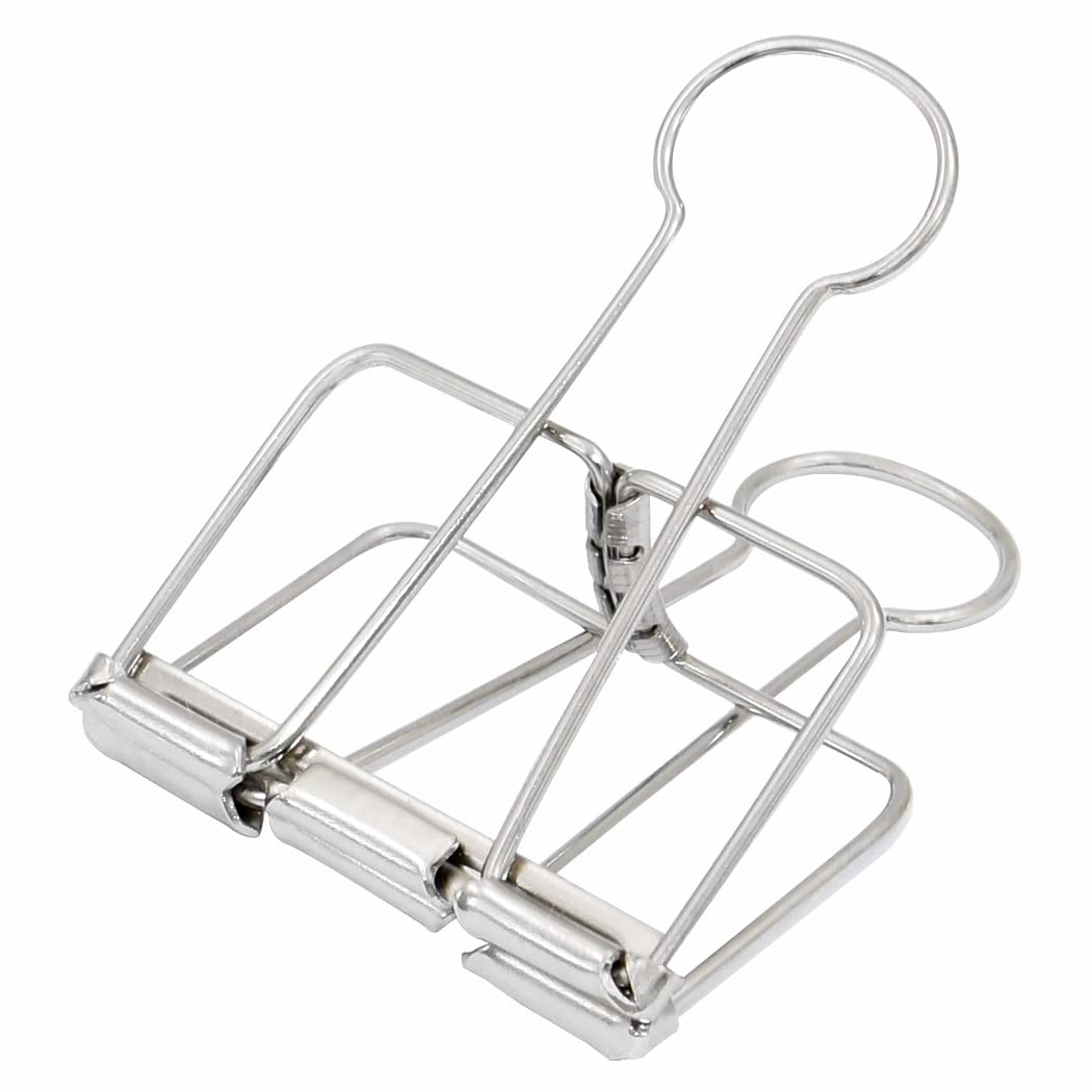 Extra Large Binder Clips 2 Inch, Big Paper Clamps Silver for Office School Supplies (15Pcs) — image 1