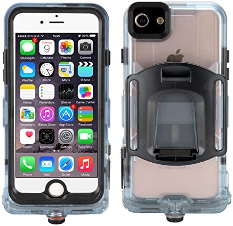Underwater Housing for iPhone 7, Grade IP68 Cell Phone Cases Swimming Underwater Photo Video Camera Waterproof Case Cover for iiPhone 7 (Black)