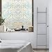 Window Film 3D Decorative Privacy - Static Cling Glass Window Sticker Non-Adhesive No Glue Heat Control Anti UV Light Blocking for Home Kitchen Bathroom Office Meeting Room Living Room(17.7