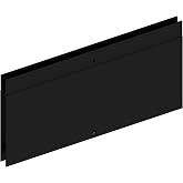 Hakuna Pets Large Black Glass Patio Pet Door V2 Top Extension