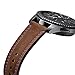 KARTICE Compatible with Samsung Galaxy Watch 3 45mm Bands Galaxy Watch 46mm Bands 22mm Leather Strap Replacement Buckle Band for Galaxy Gear S3 Frontier Classic Watch Band (Blue/Red)