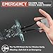 2BExpert Car Crash Emergency Tool, 6-in-1 Escape Device, Dual USB Car Charger w/Window Breaker and Seatbelt Cutter, 2200 mAh Power Bank, 2-Mode LED Flashlight & Red SOS Beacon