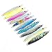 Aorace 10pcs/lot Jig Metal Spoon Fishing Lure Shore Cast Laser Iron Lure Isca Spinner Jigging Bait Fishing Bait 6.7cm 17g