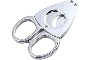 Marycan Cigar Cutter, Stainless Steel Cigar Cutters Double Cut Blade Guillotine Scissors,Pocket Cigar Cutters Accessories for