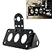 Senkauto Grill Side Mount Motorcycle License Plate Bracket for Harley Bobber Chopper Honda Yamaha Suzuki Kawasaki and Other Custom Bike (Bracket Only)