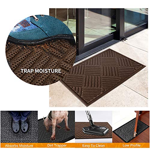 image for Mibao Entrance Door Mat Large Heavy Duty Front Outdoor Rug Non-Slip We