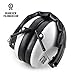Pro For Sho 34dB Shooting Ear Protection - Special Designed Ear Muffs Lighter Weight & Maximum Hearing Protection (Small, White)