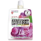 [トクホ]マンナンライフ クラッシュタイプの蒟蒻畑 ライト ぶどう味 150g&times;6個