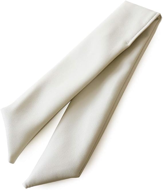 Amazon Co Jp ジュエルボックス Jewelvox ヘアアクセサリー 合皮レザー ヘアゴム ワイヤー リボン ポニー アイボリー 選択 ビューティー