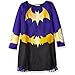 DC Comics Girls' Big BatDC Hero Long Sleeve Dorm with Cape, Black/Purple, 4/5