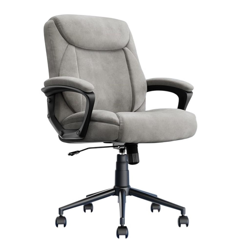 Photo 1 of **ONLY THE TWO CUSHIONS **Click365 Transform 1.0 Ergonomic Mid Back Desk Chair Fabric Light Grey