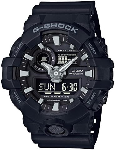 Amazon.com: Casio G-shock Ana Digi All Black Men's Watch, 200