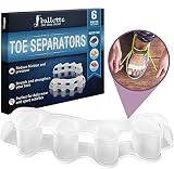 Toe Separators Value Pack - Toe Spacers - Bunion Corrector and Bunion Relief - Hammer Toe Straightener (3 Pairs)