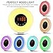 IREALIST Touch Control Wake-Up Light Alarm Clock with Sunrise Sunset & Snooze Function