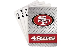 PRO SPECIALTIES GROUP INC San Francisco 49ers Playing Cards Diamond Plate
