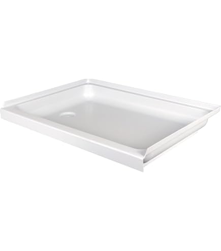 Amazon.com: ICON 15242 Shower Pan Assembly SP2438-PW, Center Drain
