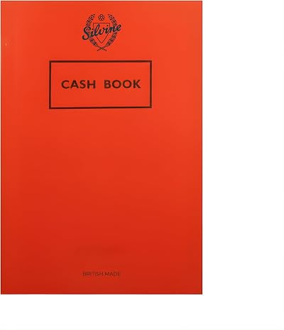 Silvine Cash Book 68 Pages Four Column Analysis 160x100mm