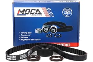 MOCA Timing Belt Kit with Tensioner for 1985-1995 Suzuki Samurai & Swift GLX 1.3L SOHC G13A G13BA 8V #TCK095