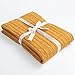 NTBAY 100% Pure Cotton Cable Knit Throw Blanket, Super Soft Warm 51x67 Knitted Throw Blanket for Couch, Sofa, Chair, Bed - Extra Cozy, Machine Washable, Comfortable Home Decor, Ginger Yellow