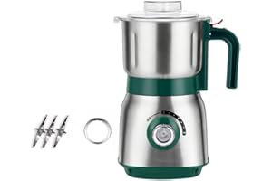 cogae Grain Grinde for Kitchen Electric Spice Grinders Comes with 3 Removable Stainless Blades for Coffee Bean Grains Nuts US